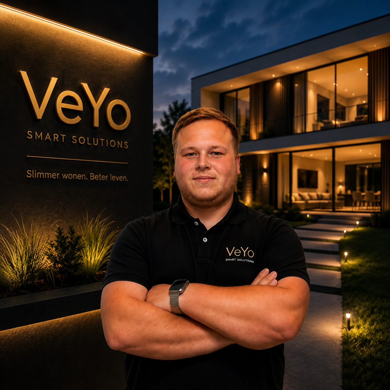 Yordi Verheecke, oprichter van VeYo Smart Solutions in Jabbeke
