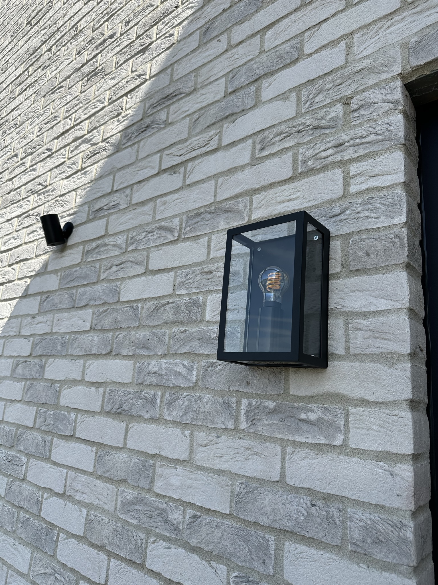 Detail van slimme buitenverlichting